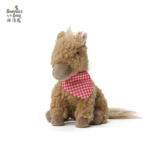 海湾兔Bunnies 围巾小马生肖毛绒玩偶可爱萌趣抱睡公仔新年礼物