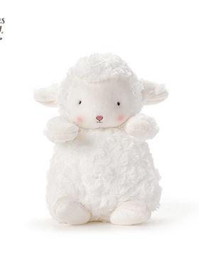 海湾兔Bunnies 9英寸小羊可爱治愈公仔娃娃毛绒玩具生日礼物玩偶