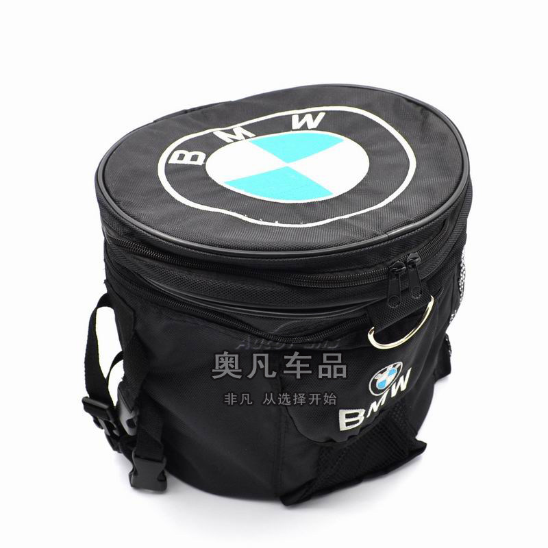 台湾产宝马车标汽车专用后备箱后行李箱多功能杂物袋储物箱置物盒