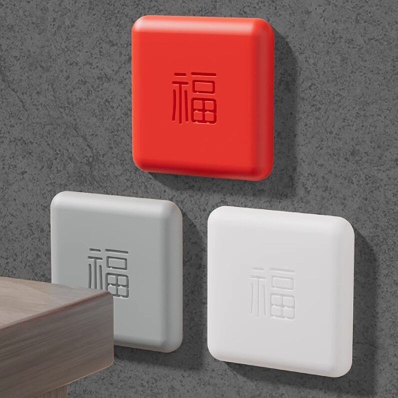 开门撞福防撞贴新款门吸免打孔门档器卫生间门把手柜门硅胶防撞垫