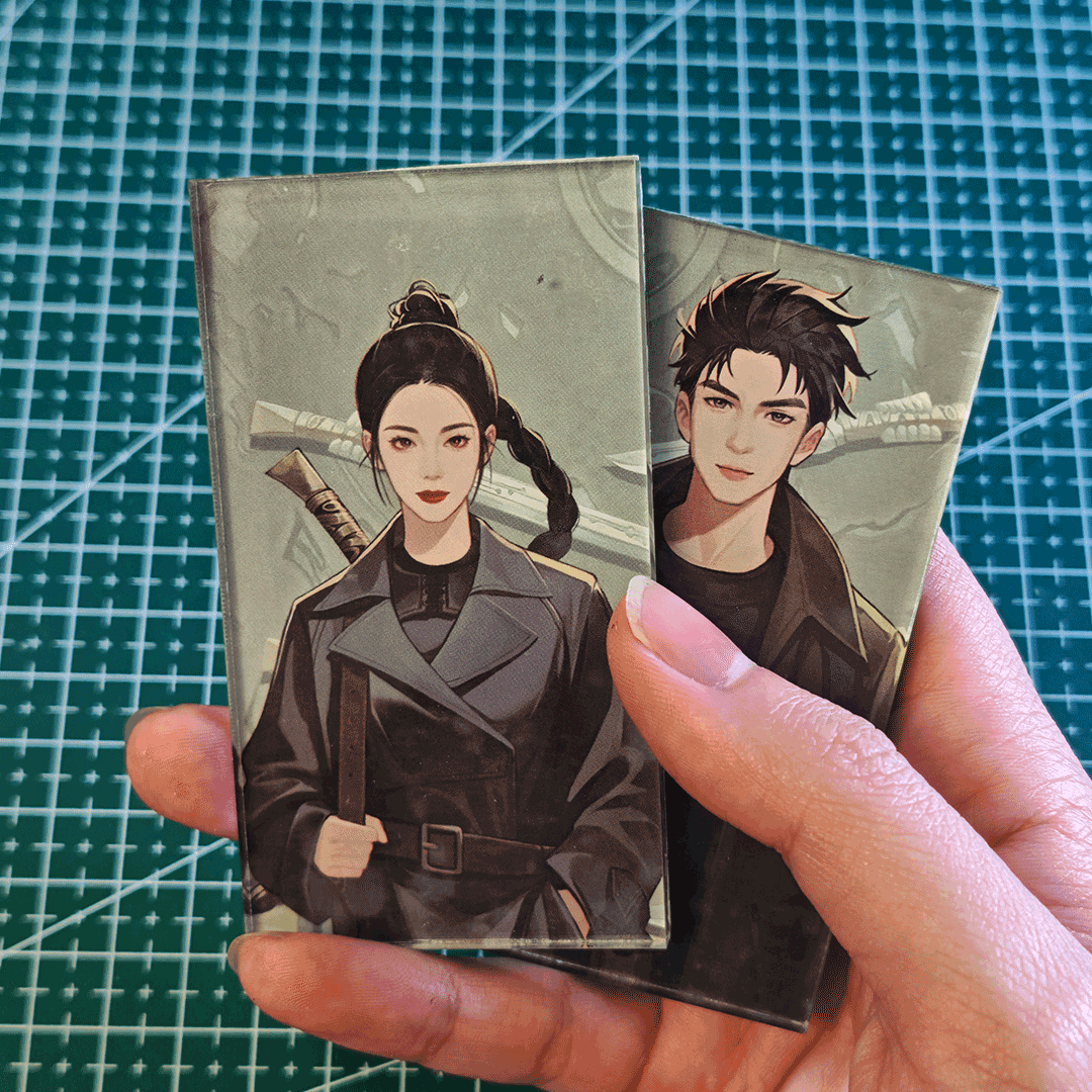 枭起青壤冰箱贴材料包