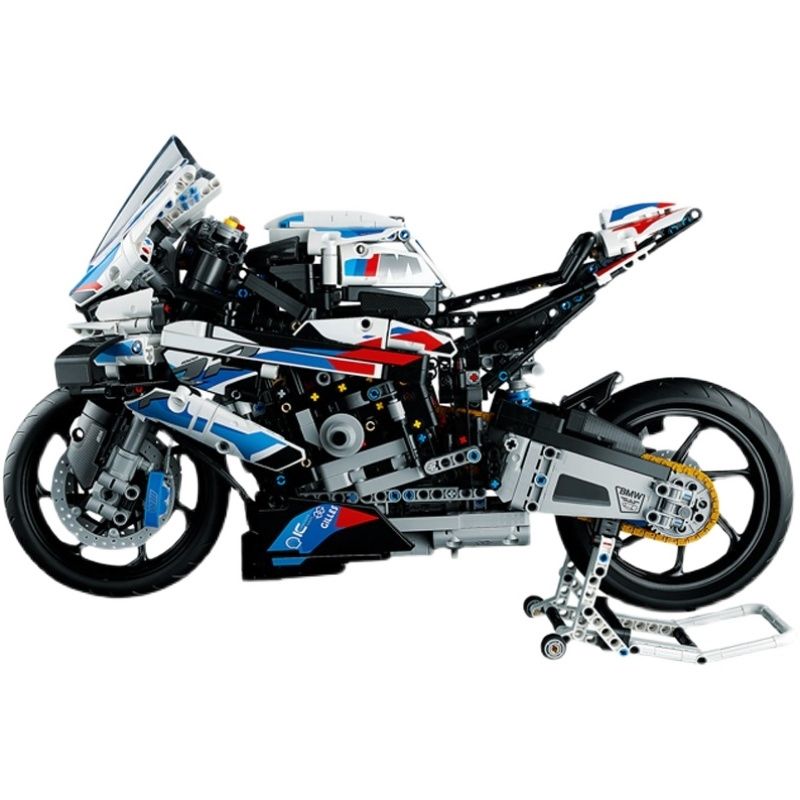 기술 기계 그룹 42130 BMW 오토바이 M1000 RR 중국 빌딩 블록 소년 장난감을 조립하기가 매우 어렵습니다