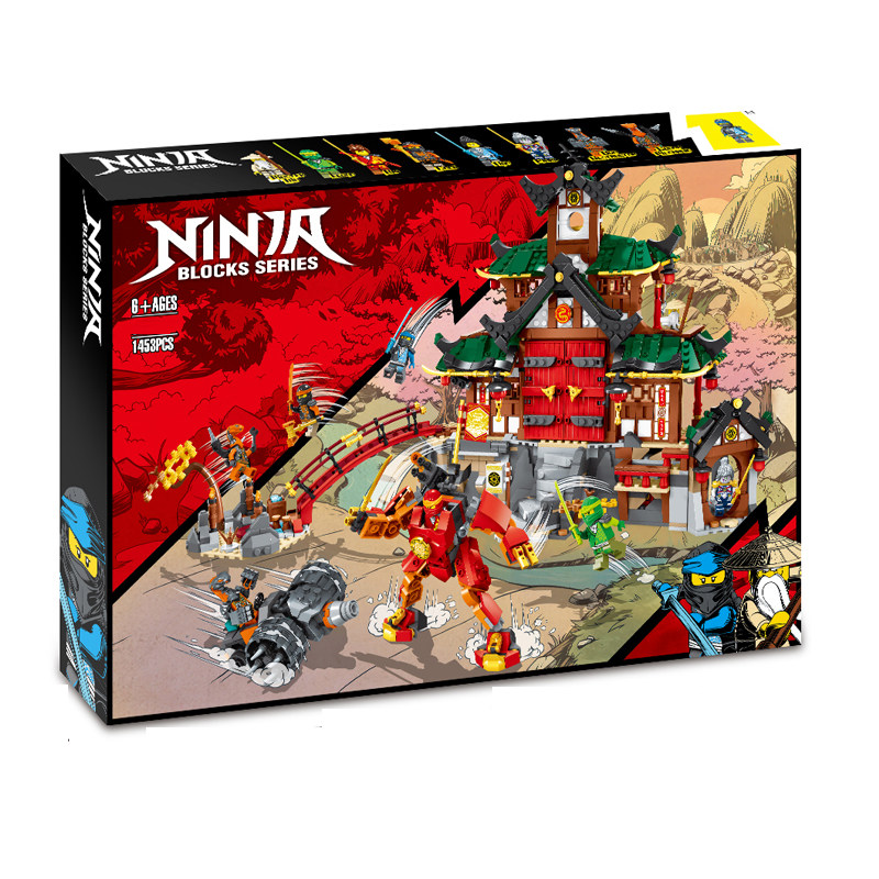 NINJAGO 71767 닌자 도장 사원 소년 조립 중국 빌딩 블록 어린이 장난감 선물