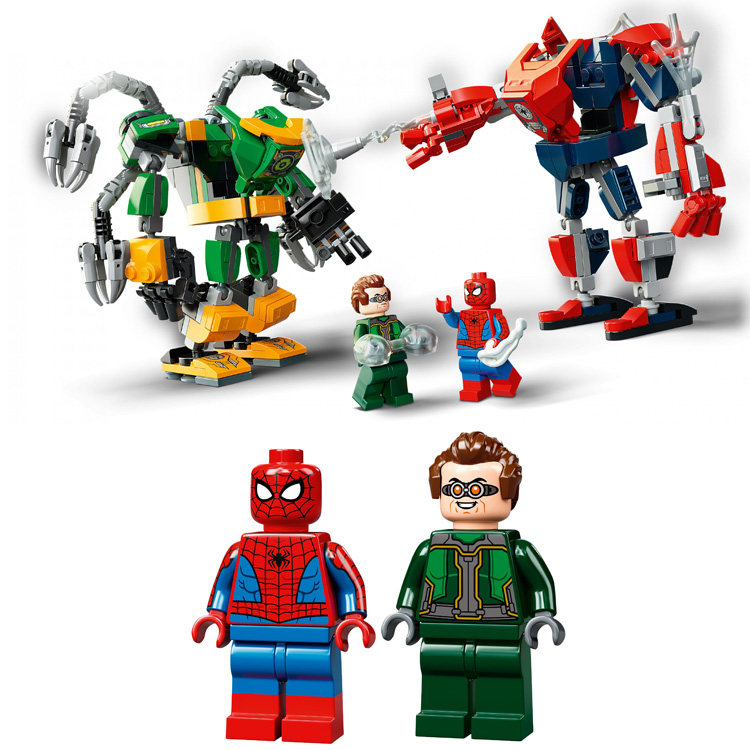 슈퍼 히어로 76198 닥터 옥토퍼스 대 스파이더맨 메카 보이 장난감 중국 빌딩 블록 조립