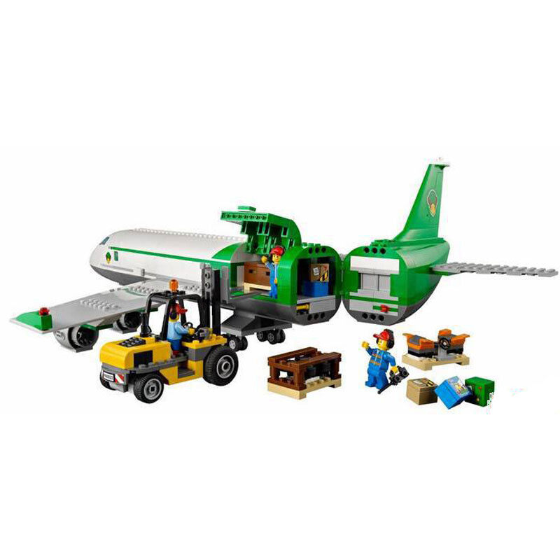 중국 빌딩 블록 도시 시리즈 화물 공항 60022 민간 여객 항공기 대형 항공기 소년 조립 장난감