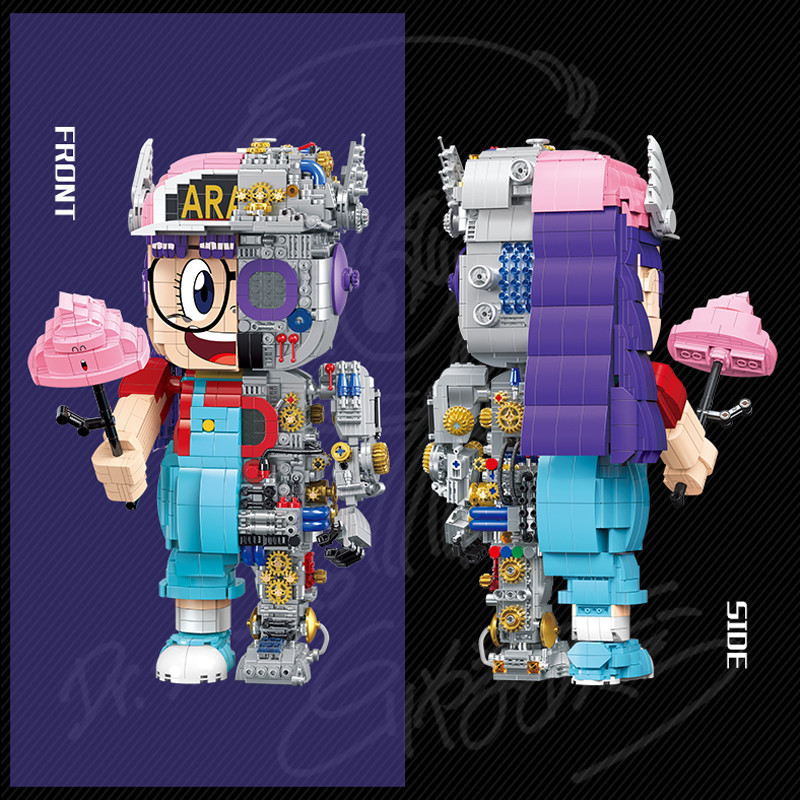 중국 빌딩 블록 국가 동향 ALA LEI MECHA 거대한 소녀 선물 조립 장난감 어린이 교육 13800