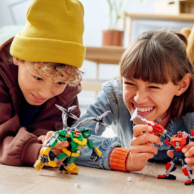 슈퍼 히어로 76198 닥터 옥토퍼스 대 스파이더맨 메카 보이 장난감 중국 빌딩 블록 조립