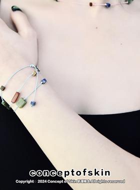 conceptofskin肌理概念 极速地壳系列高街配饰手作设计｜原石项链