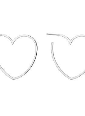 conceptofskin肌理概念 LOVE系列 原创极简设计耳饰| 520心形耳环