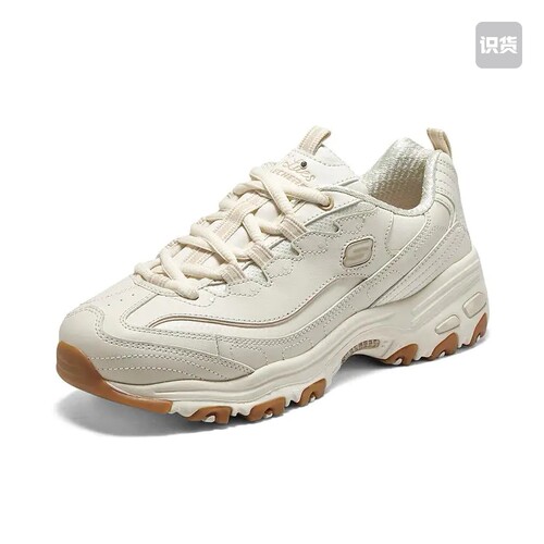 Skechers/斯凯奇 D'Lites 1.0蕾丝熊厚底增高复古缓震百搭老爹鞋