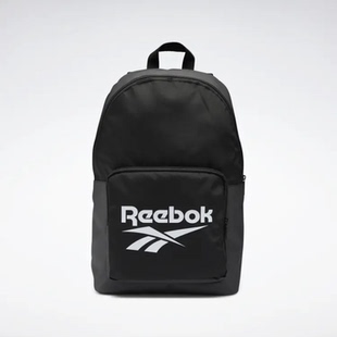 【F仓】Reebok/锐步 经典 大容量LOGO款百搭收纳双肩包书包