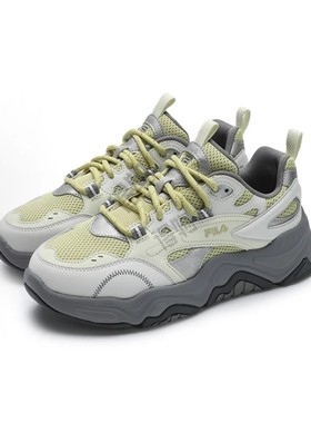 FILA 斐乐官方女鞋休闲鞋复古鞋子运动鞋山丘鞋秋季厚底款老爹鞋