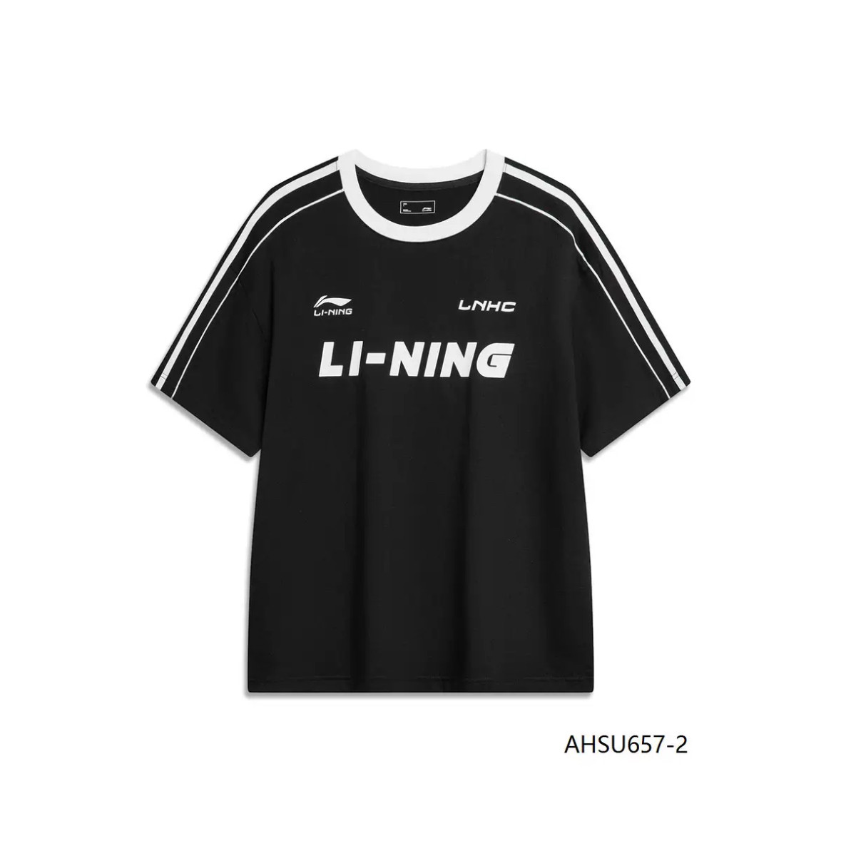 李宁短袖T恤情侣2025夏季男女冰丝美式宽松圆领运动上衣AHSU657