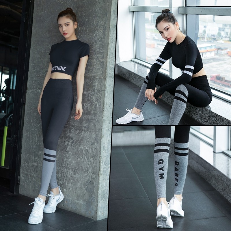 瑜伽服女2025新款夏天普拉提训练服健身上衣专业跑步速干运动套装