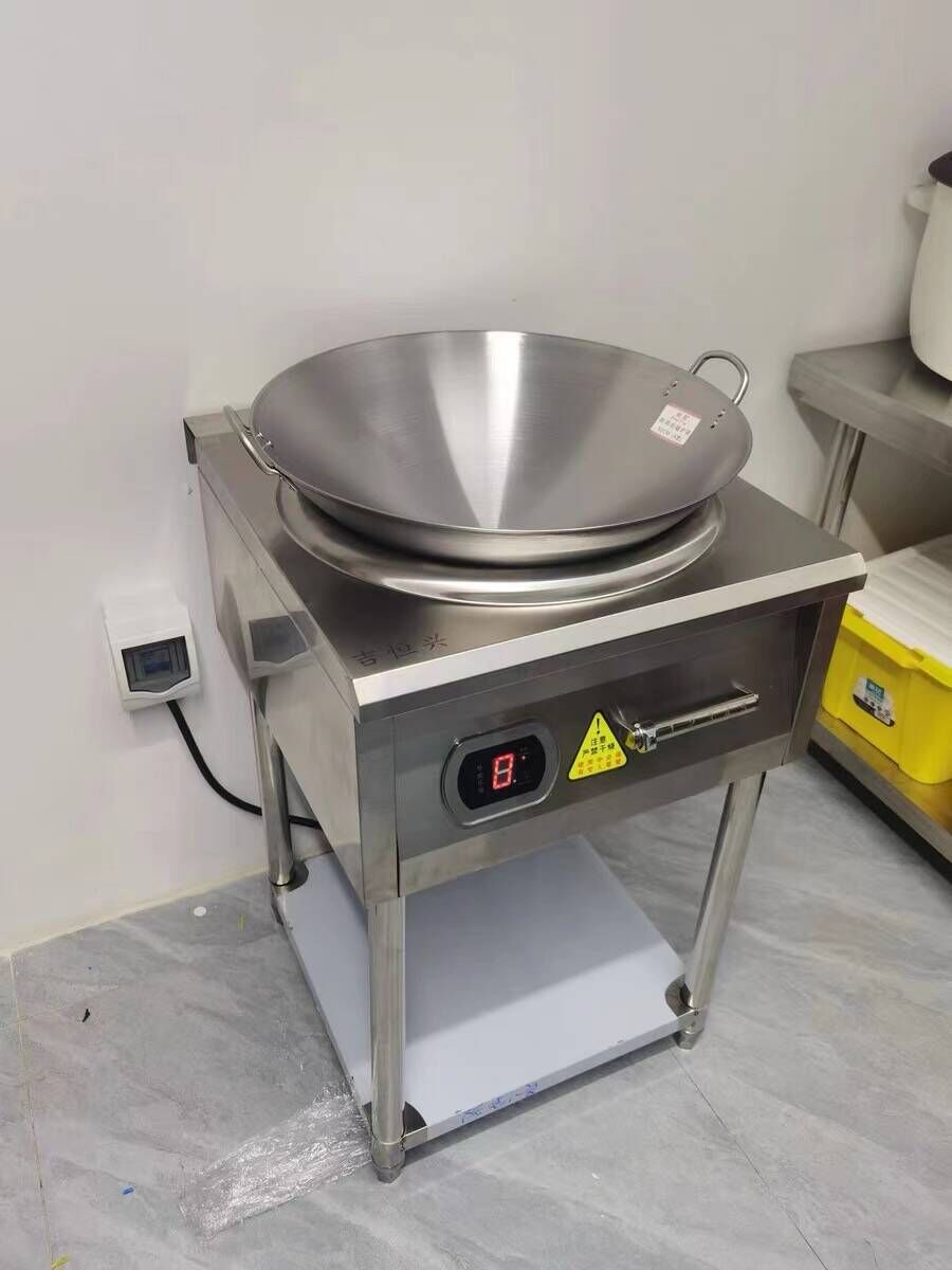 商用电磁炉5000W平面大功率电磁炉酒店卤肉熬汤炉8000W电磁灶凹面