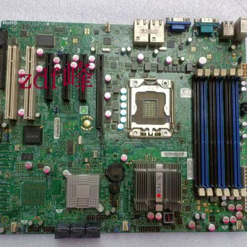 X8STE REV 2.00单路服务器电脑主板 X58芯片组支持1366针 现议价
