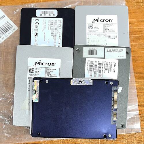 镁光 c400 1300 5100PRO 256G 480G 512G SSD固态硬盘 D35F3议价