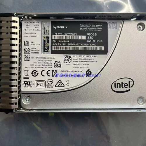 7SD7A05706 01KR453 960G SATA SSD 2.5 S4600企业级固态硬盘议价