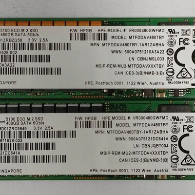 480G M.2 NGFF 6G MTFDDAV480TBY-1AR1ZHA 5100ECO 2280GB议价