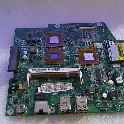 DA0EL3MB6E0 REV:E一体机主板 集成CPU DDR2内存 独显主板 实物图