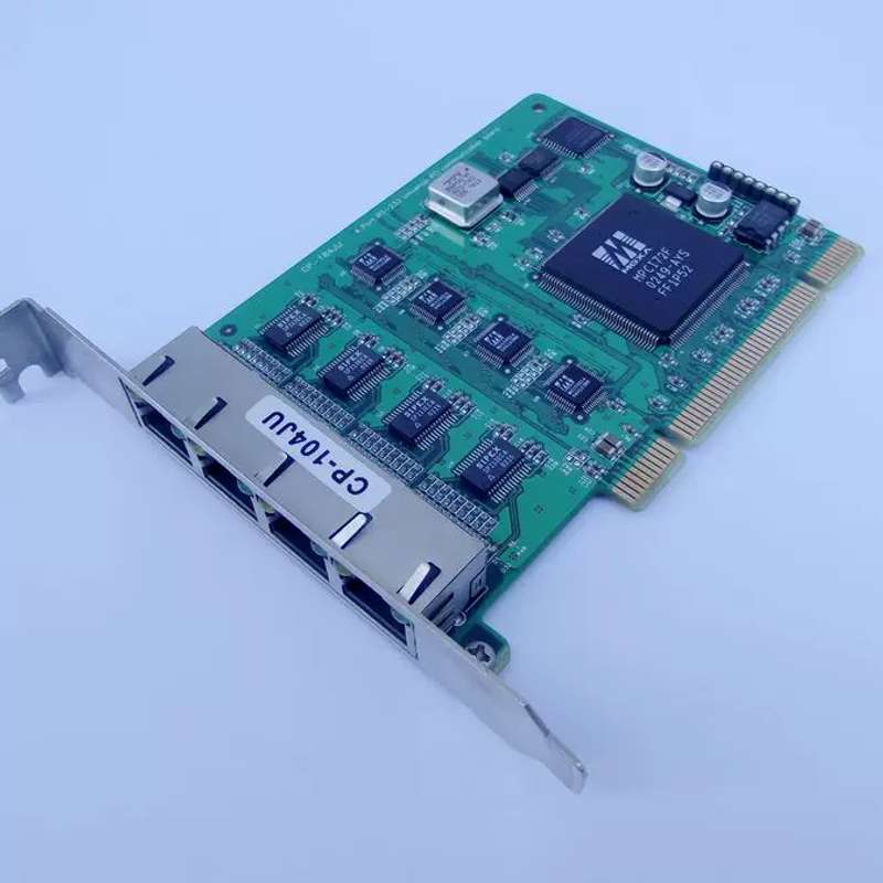 MOXA 摩莎 CP-104JU 4口RS-232 通用 PCI 聪明型多串口卡 采集卡