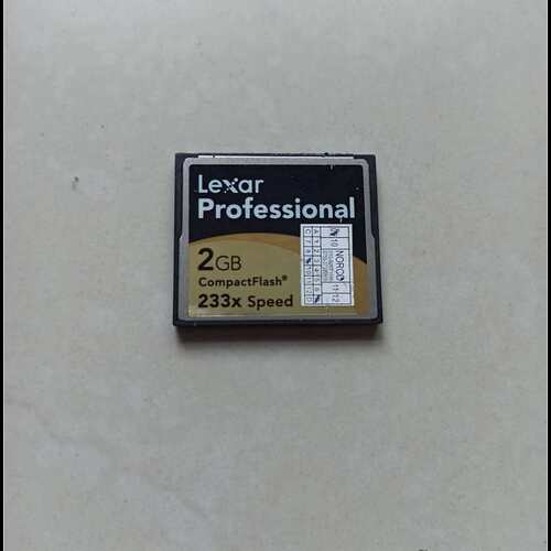 Lexar 雷克沙 CF卡 professional 2GB 233X speed 工业级包好议价