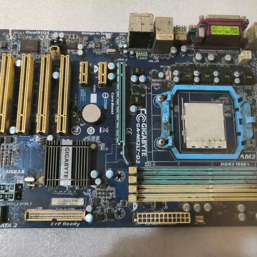 GA-M52LT-D3 DDR3 AM3/AM3+主板 全固态电容 拼770 720议价