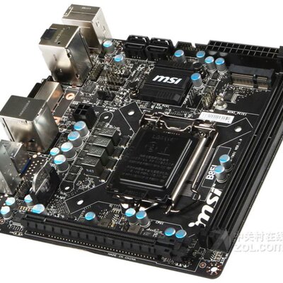 没上过机 MSI/微星 B85I 1150 主板ITX 小板 送 wifi模块议价