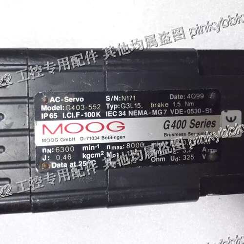 G403-552 MOOG 电机 G3L15 包测试好 议价