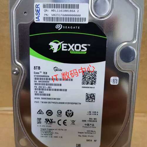 浪潮 NP5570M5 NF5270M4 ST8000NM0055/000A 8T SATA 3.5 硬盘议