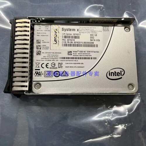 00YK217 00YK218 S3610 800G SATA SSD 2.5 X3850X6固态硬盘议价