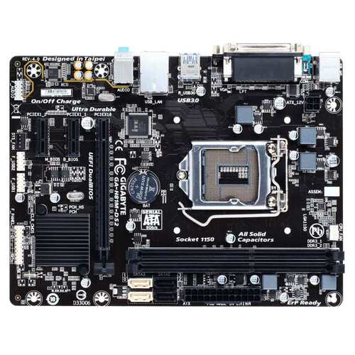 / GA-H81M-DS2 主板 H81芯片 带打印口 USB3.0议价