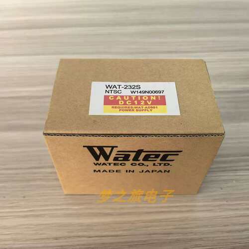 WATEC瓦特 WAT-232S 摄像机 彩色 NTSC制式  实物拍摄议价