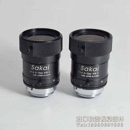 sakai 6-12mm 1：1.4 变焦工业镜头议价