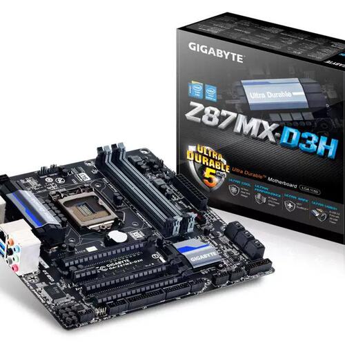 没上过机 Z87MX-D3H 豪华 M-ATX 小板 DP 1150 主板议价
