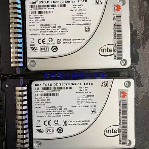 02311TKB 1.6TB SATA SSD 服务器固态硬盘2.5 2288V3 5885V5议价