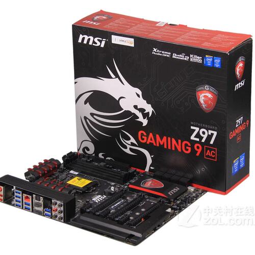 没上过机 MSI/微星 Z97 GAMING 9 AC 1150主板 大板 M.2 SLI议价