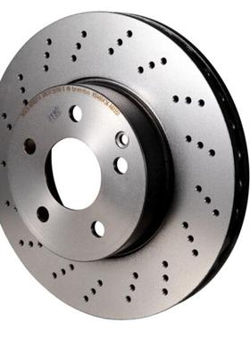 brembo布雷博打孔前刹车盘09.9825.11适配奔驰GLK(X204)E200SL300