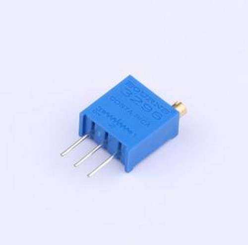 3296W-1-500LF 可调电阻/电位器 50Ω ±10% SIP-3P,9.5x4.8mm