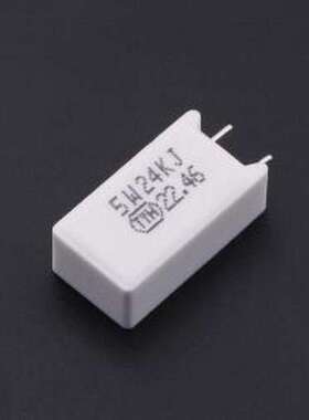 SQM5W24KJ(LP2) 插件电阻 水泥电阻 24kΩ ±5% 5W 插件,P=5mm