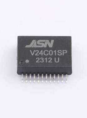 V24C01SP 网口变压器 V24C01SP SMD-24P,17.6x12.2mm