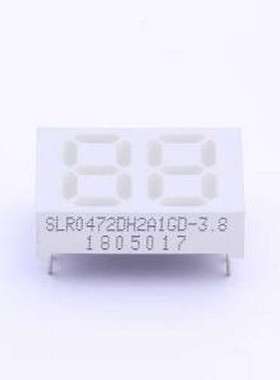 SLR0472DH2A1GD-3.8 LED数码管 2位0.47英寸黄绿色数码管 共阳极