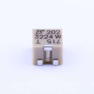 3224W-1-202E 可调电阻/电位器 2kΩ ±10% SMD-3P,4.8x3.5mm