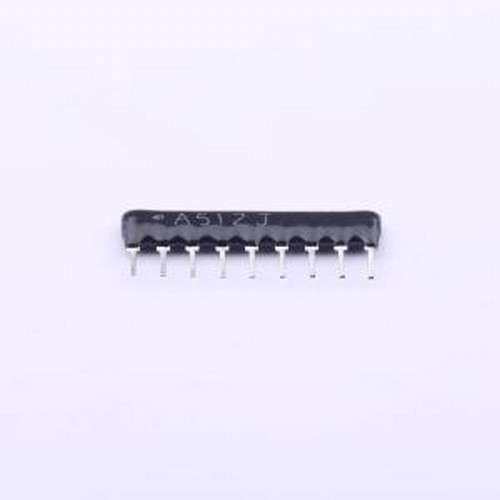 A09-512JP 排阻 5.1kΩ ±5% SIP-9-2.54mm