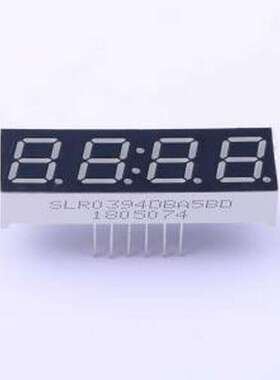 SLR0394DBA5BD LED数码管 4位0.39英寸蓝色数码管 共阳极 插件