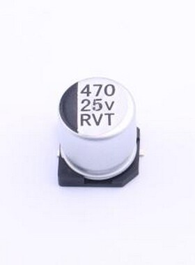 RVT1E471M1010 贴片型铝电解电容 470uF ±20% 25V SMD,D10xL10.2