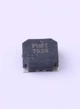FUET-7525-3.6V 蜂鸣器 电压 3.6V 频率 2.7KHz SMD,7.5x7.5mm