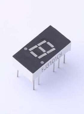 FJ3101CH LED数码管 1位0.3英寸共阴红光 4、12公共脚 左右脚 数