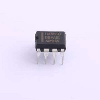 LM4558N 运算放大器 低噪声双运算放大器电路 DIP-8