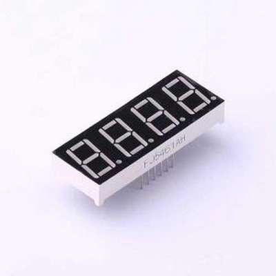FJ5461AH 橙红 LED数码管 4位0.56英寸红色数码管 共阴极 插件